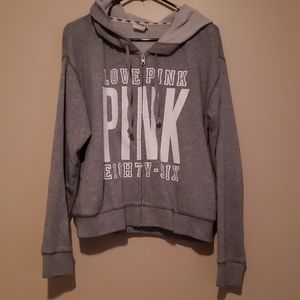 Love Pink Gray sweater